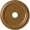 Ekena Millwork PVC Medallion (Canopies up to 11 1/2"), 19"OD x 3 1/2"ID x 1 1/2"P, Metallic Vintage Gold CMP19TRDVG - alternate 1